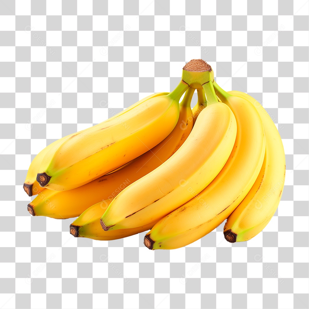 Penca de Bananas PNG Transparente