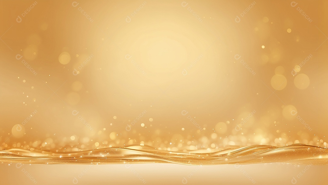 Desfoque padrão fundo gradiente dourado claro