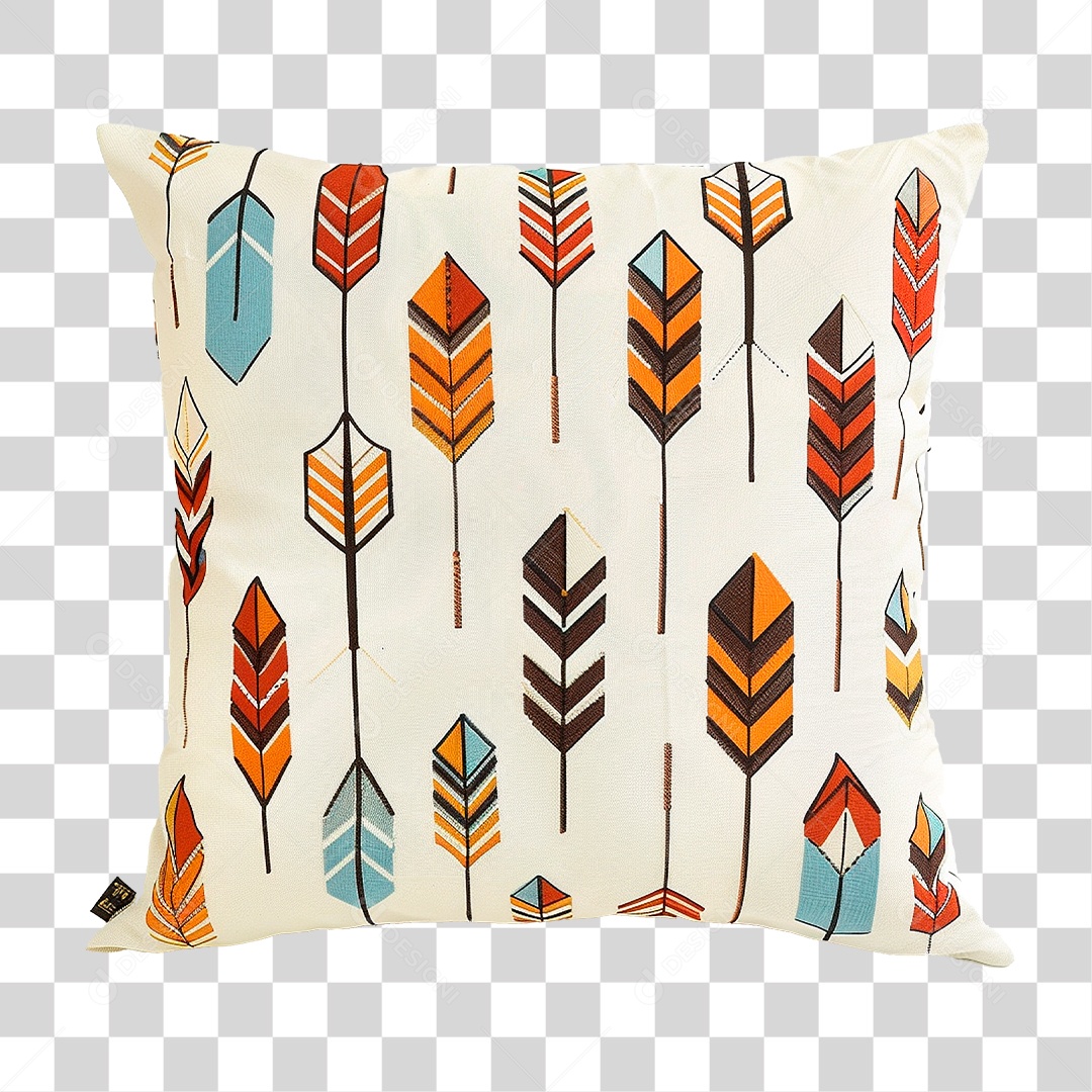 Travesseiro Colorido PNG Transparente