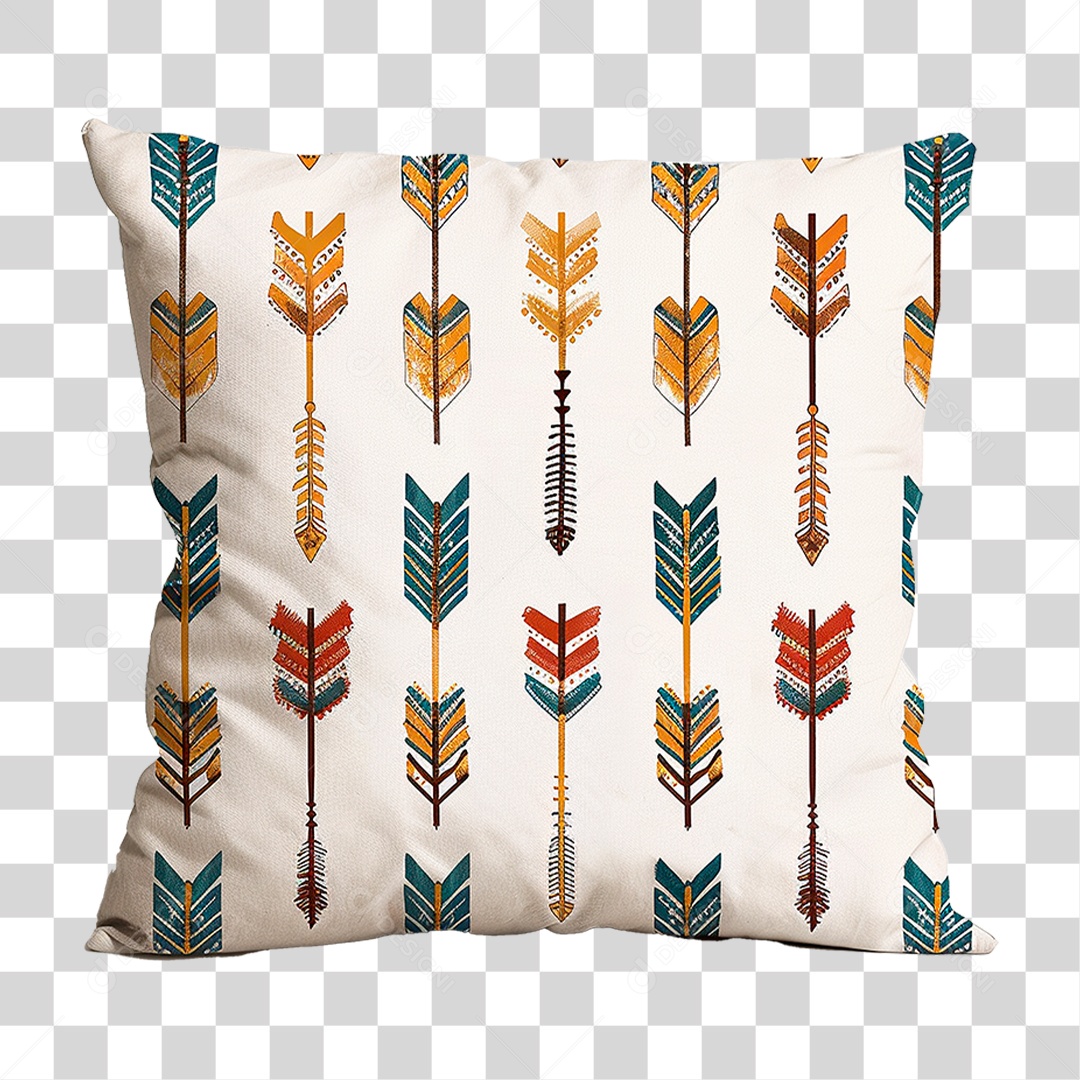 Travesseiro Colorido PNG Transparente