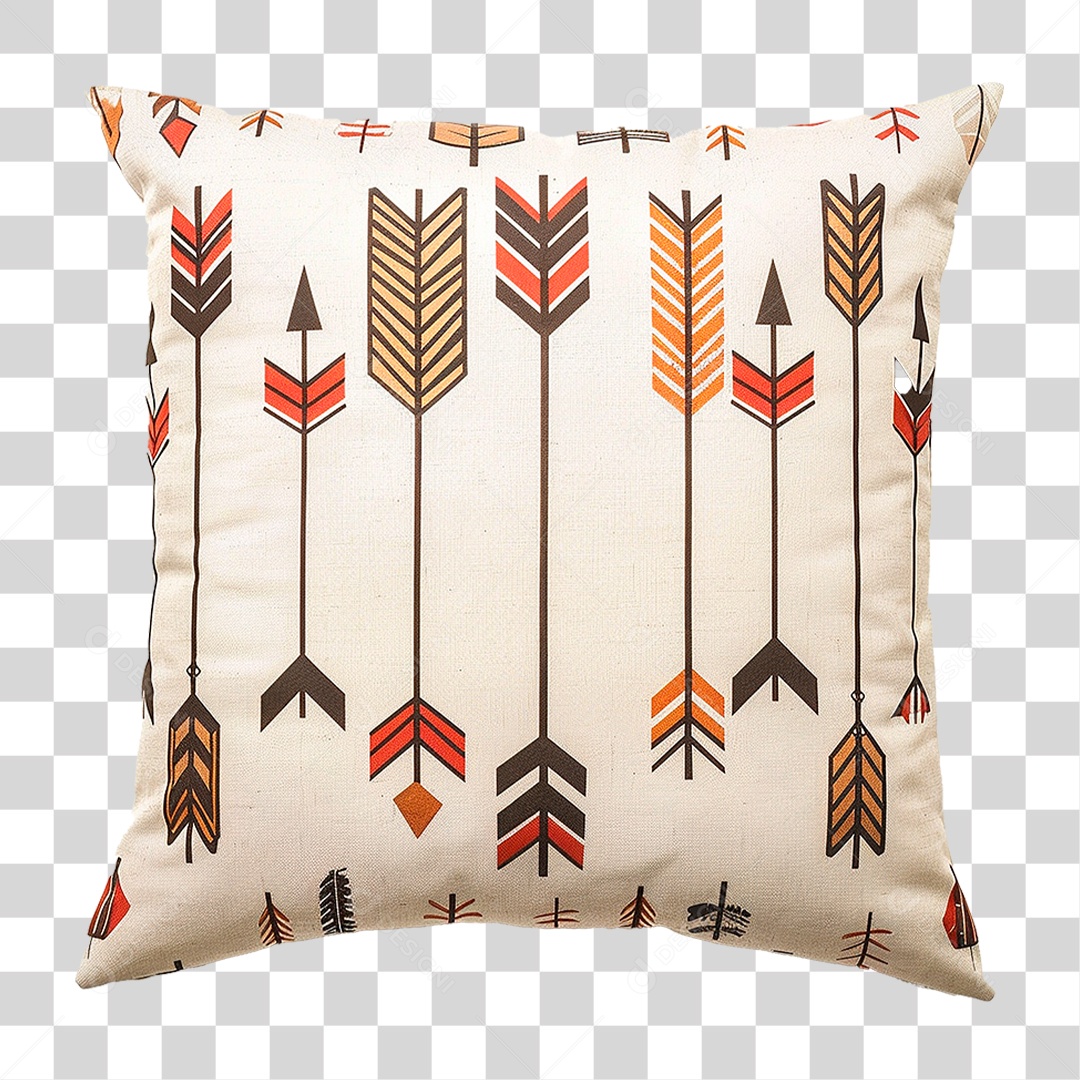 Travesseiro Colorido PNG Transparente