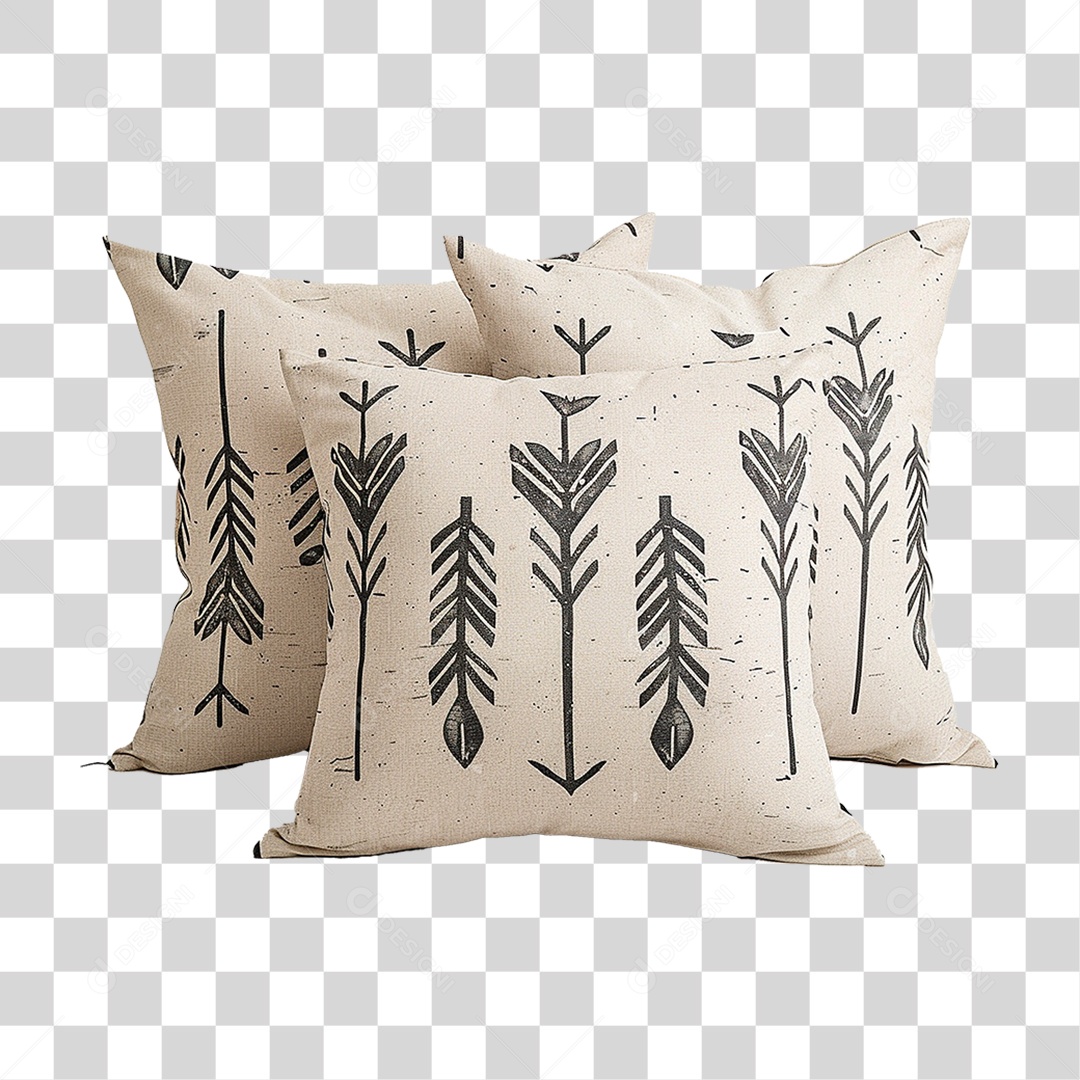 Travesseiros Decorativo PNG Transparente