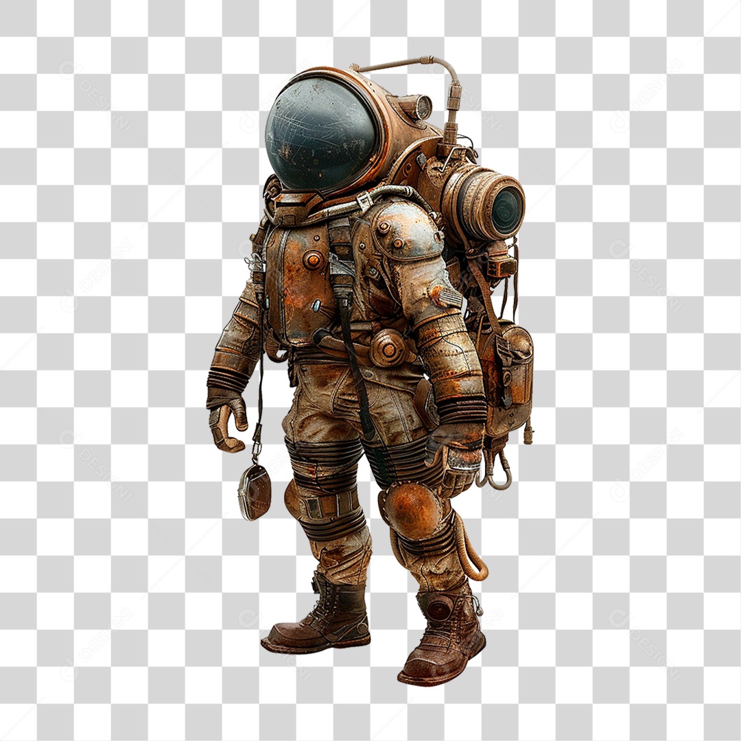 Personagem Astronauta PNG Transparente