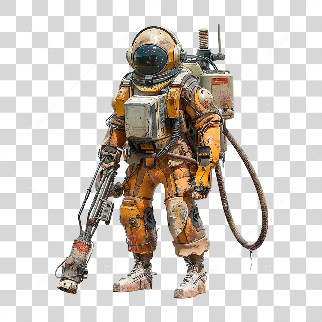 Catador Espacial PNG Transparente