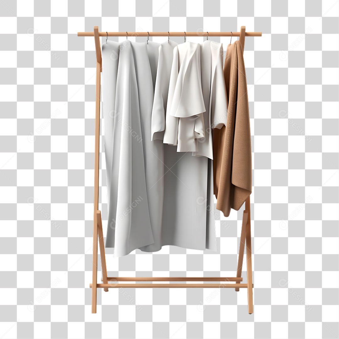 Cabideiro de Chão PNG Transparente