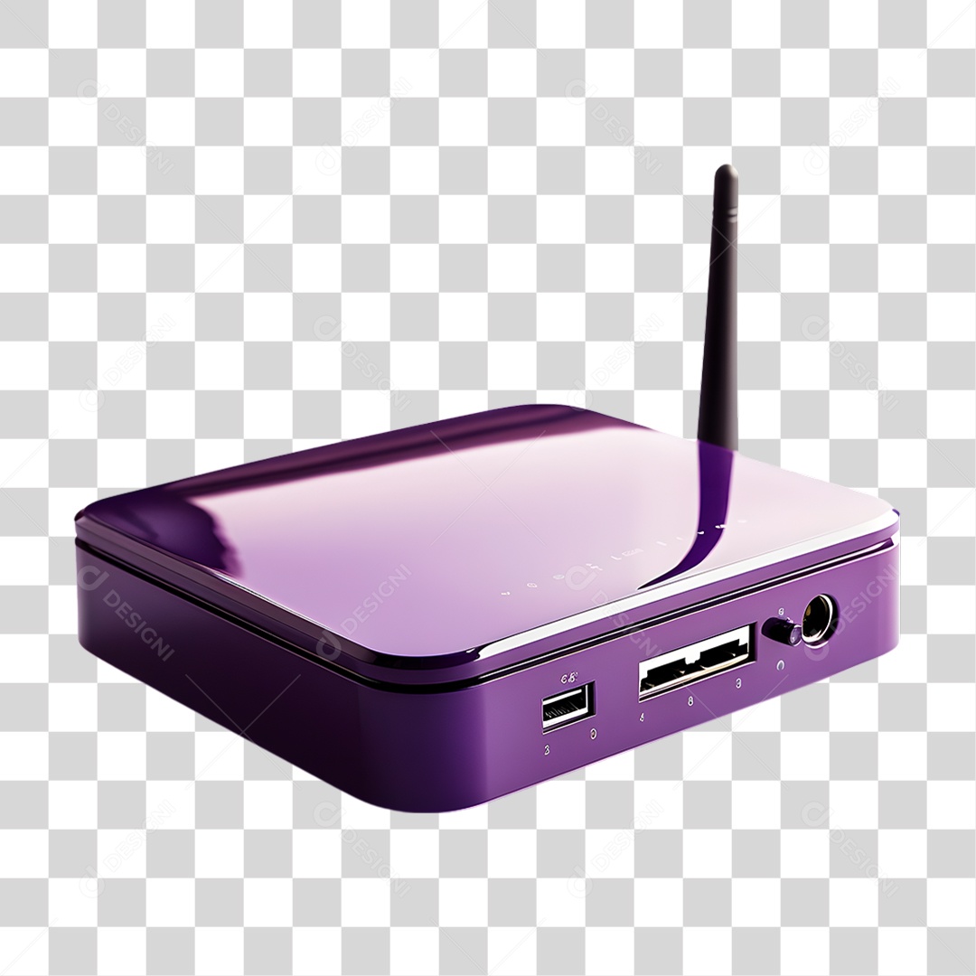 Receptor Roxo PNG Transparente