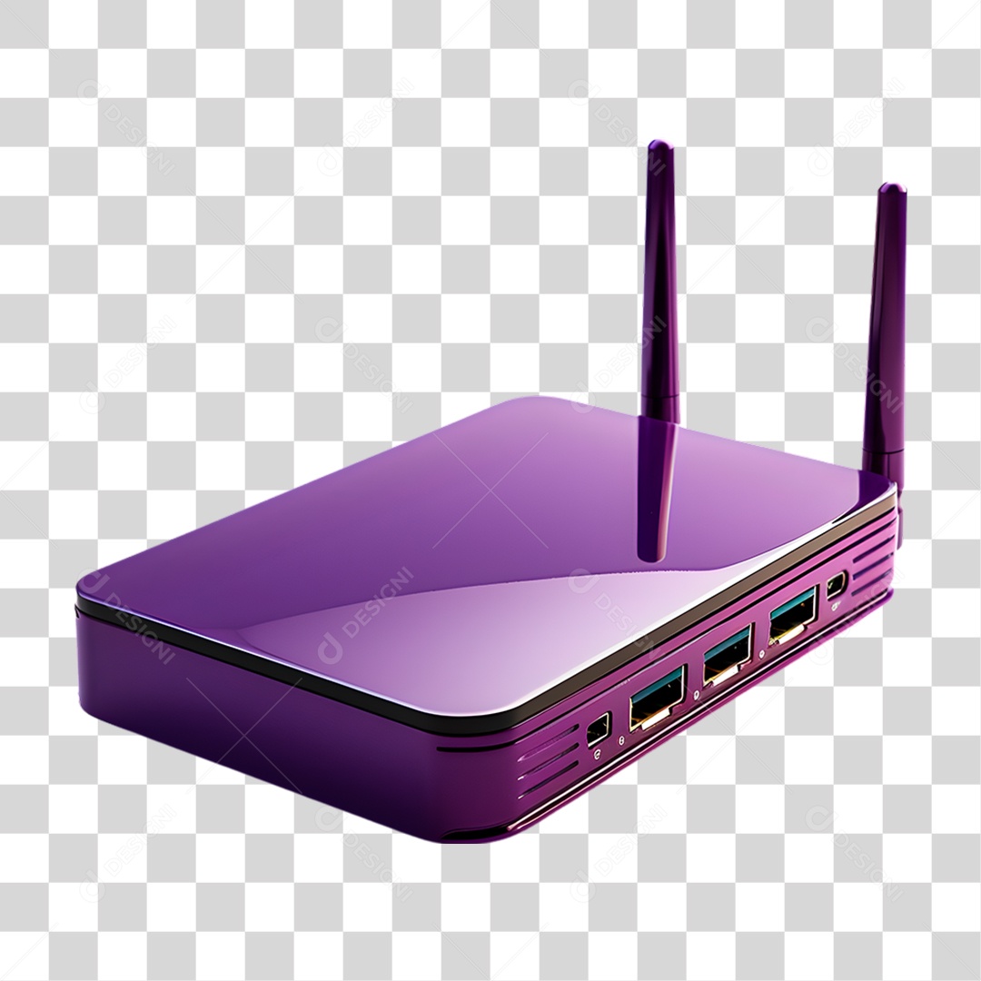 Receptor Roxo PNG Transparente