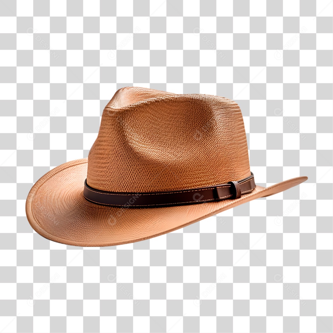 Chapéu de Couro PNG Transparente