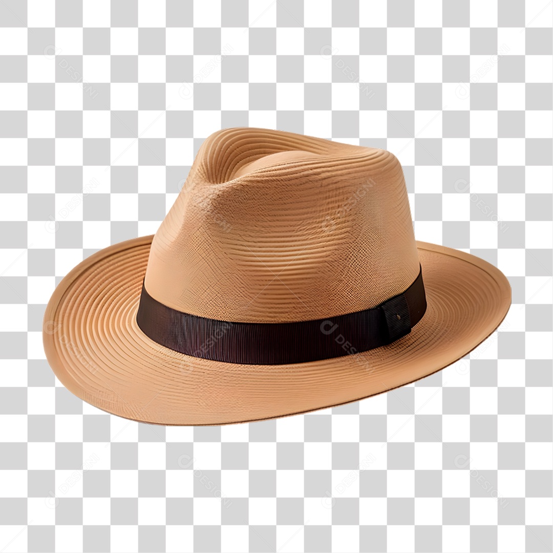 Chapéu de Couro PNG Transparente