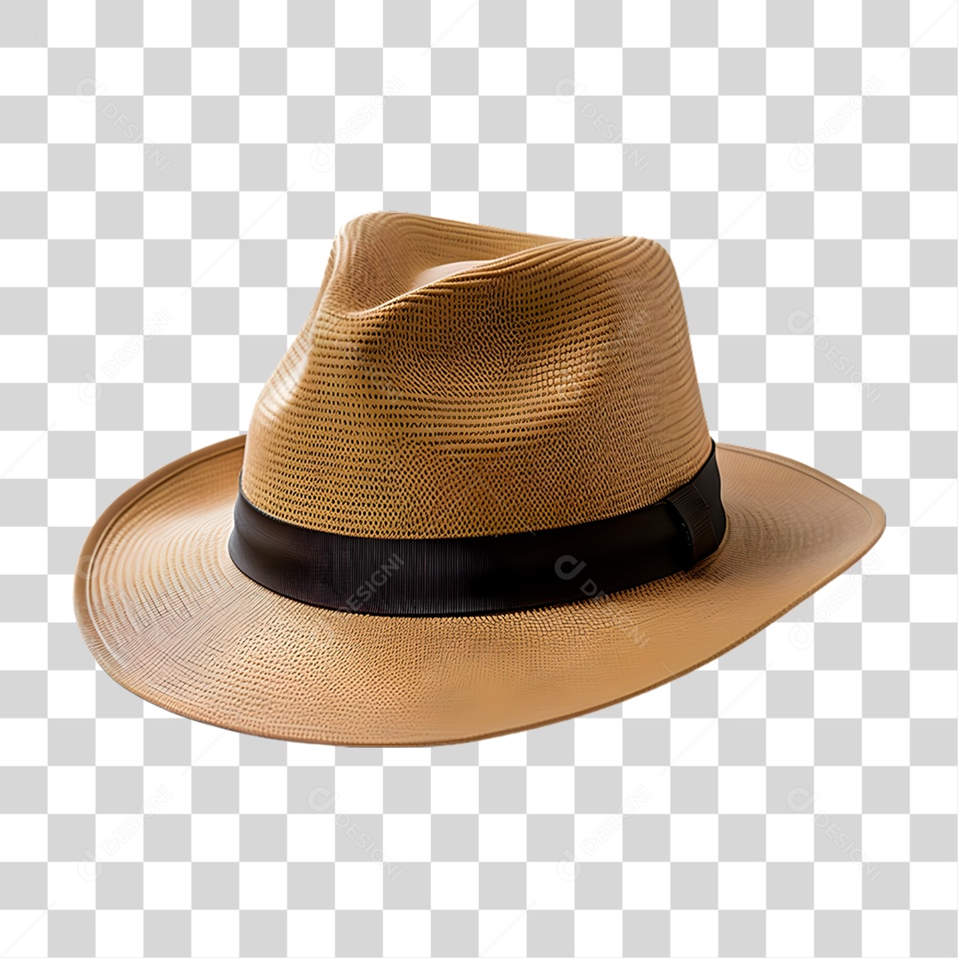 Chapéu de Couro PNG Transparente