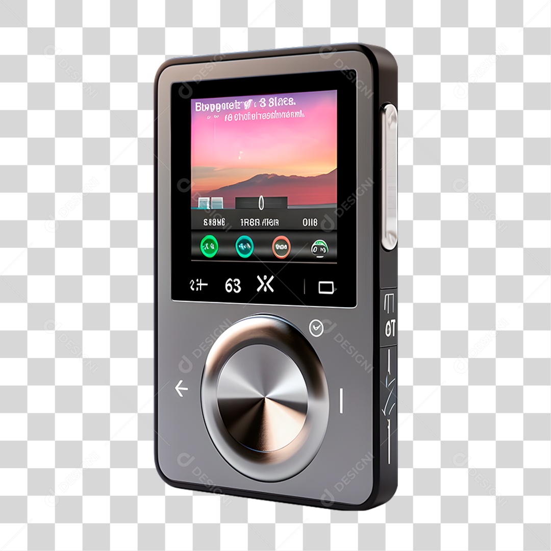 MP3 Branco PNG Transparente