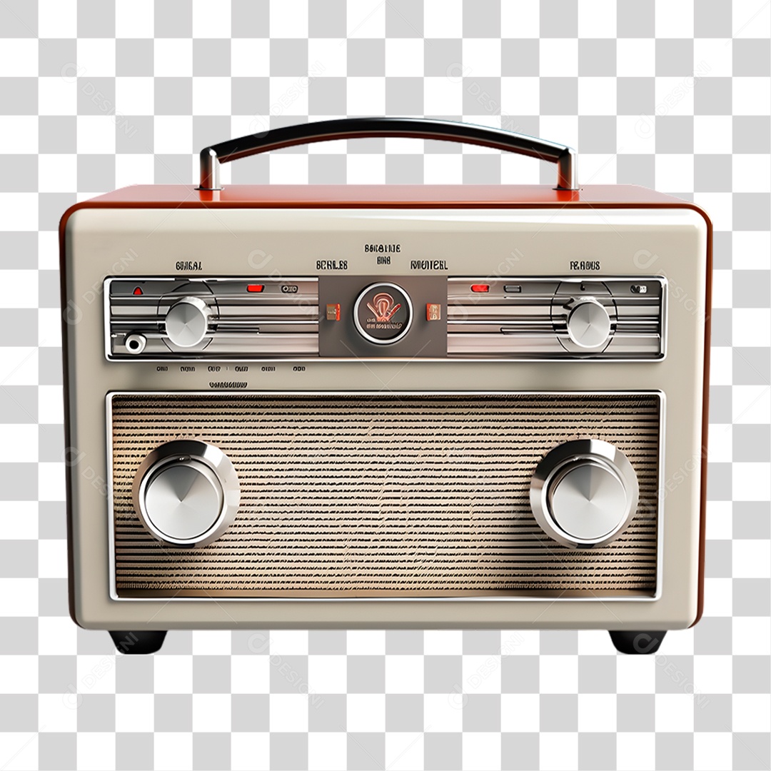 Rádio Antigo PNG Transparente
