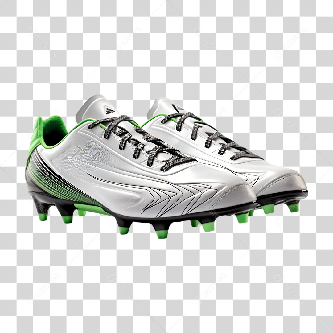 Chuteira Branca PNG Transparente