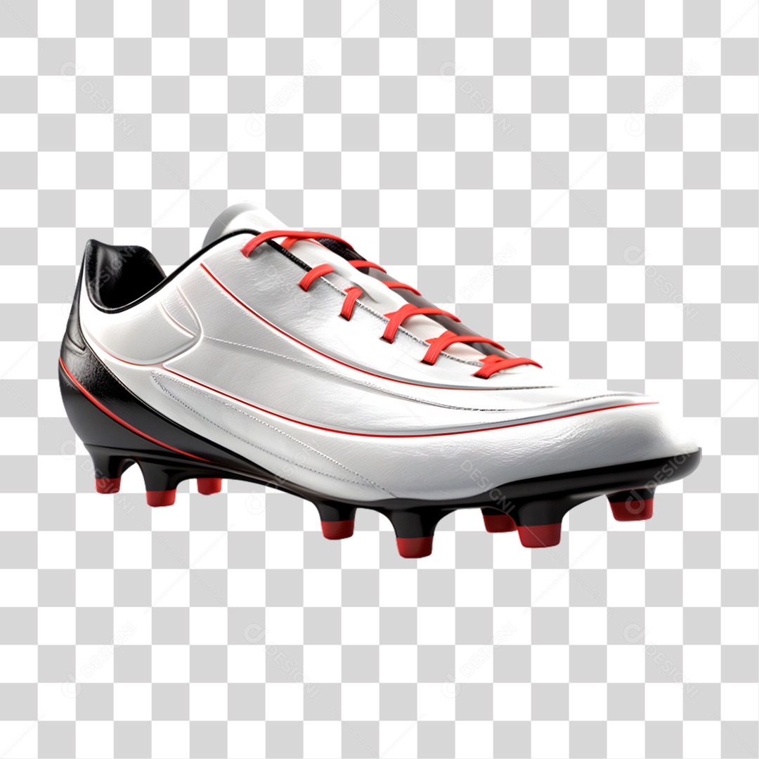 Chuteira Branca PNG Transparente