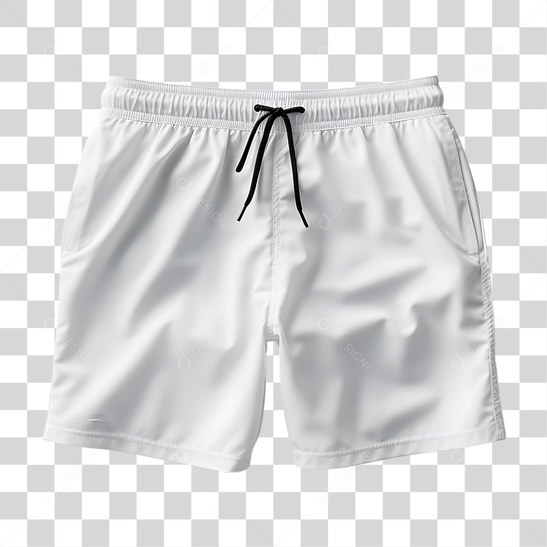Short Branco PNG Transparente
