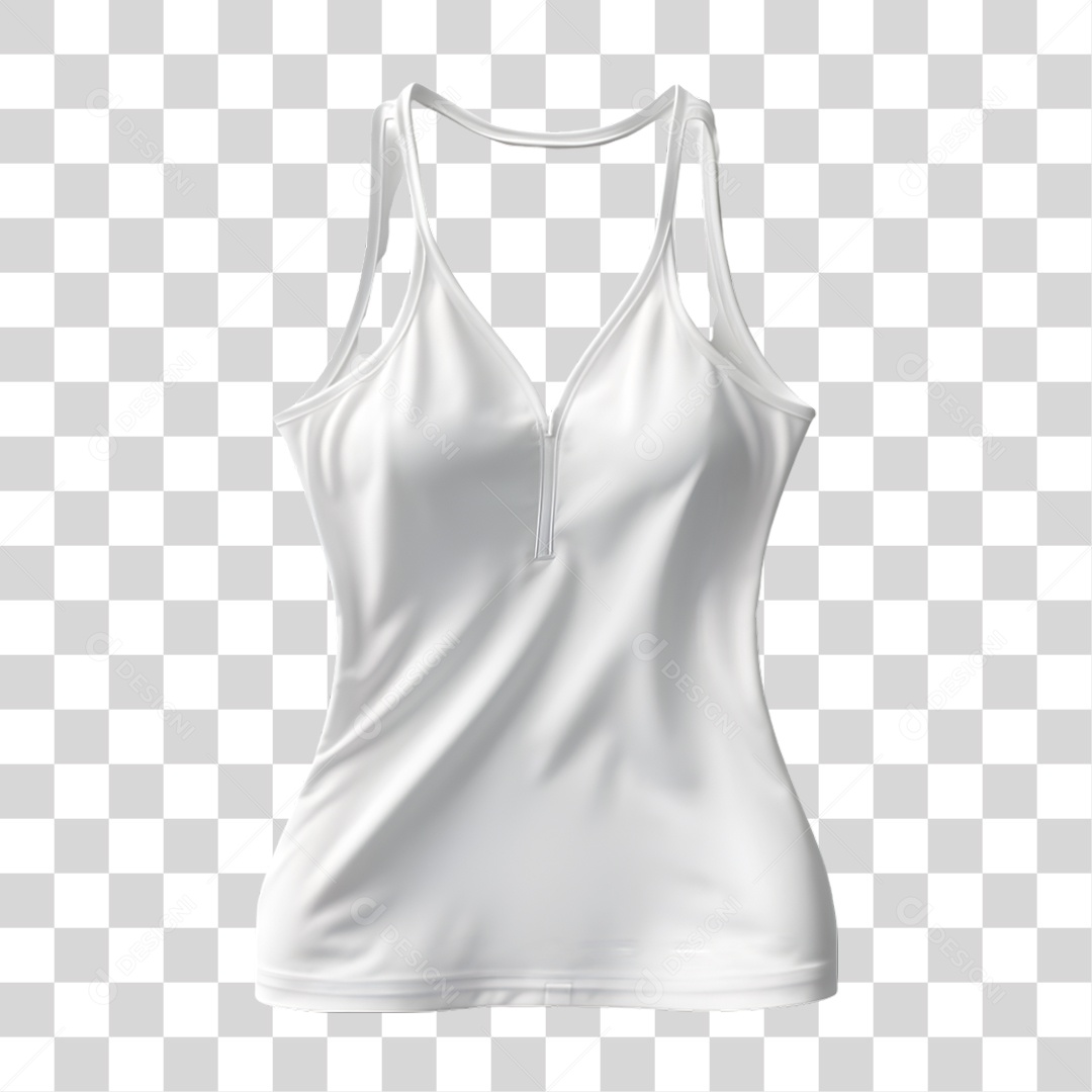Blusa Branca PNG Transparente