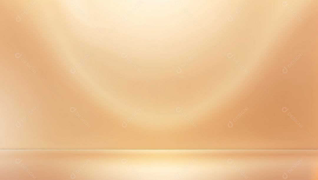 Fundo gradiente pastel dourado com luz suave e desfocada padrão