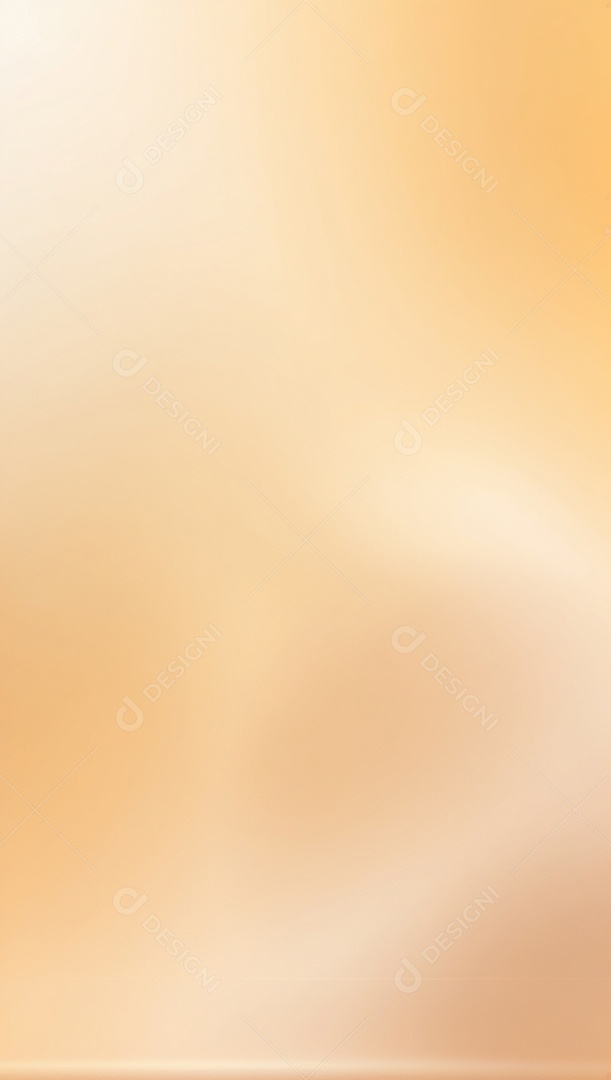 Fundo gradiente pastel dourado com luz suave e desfocada padrão