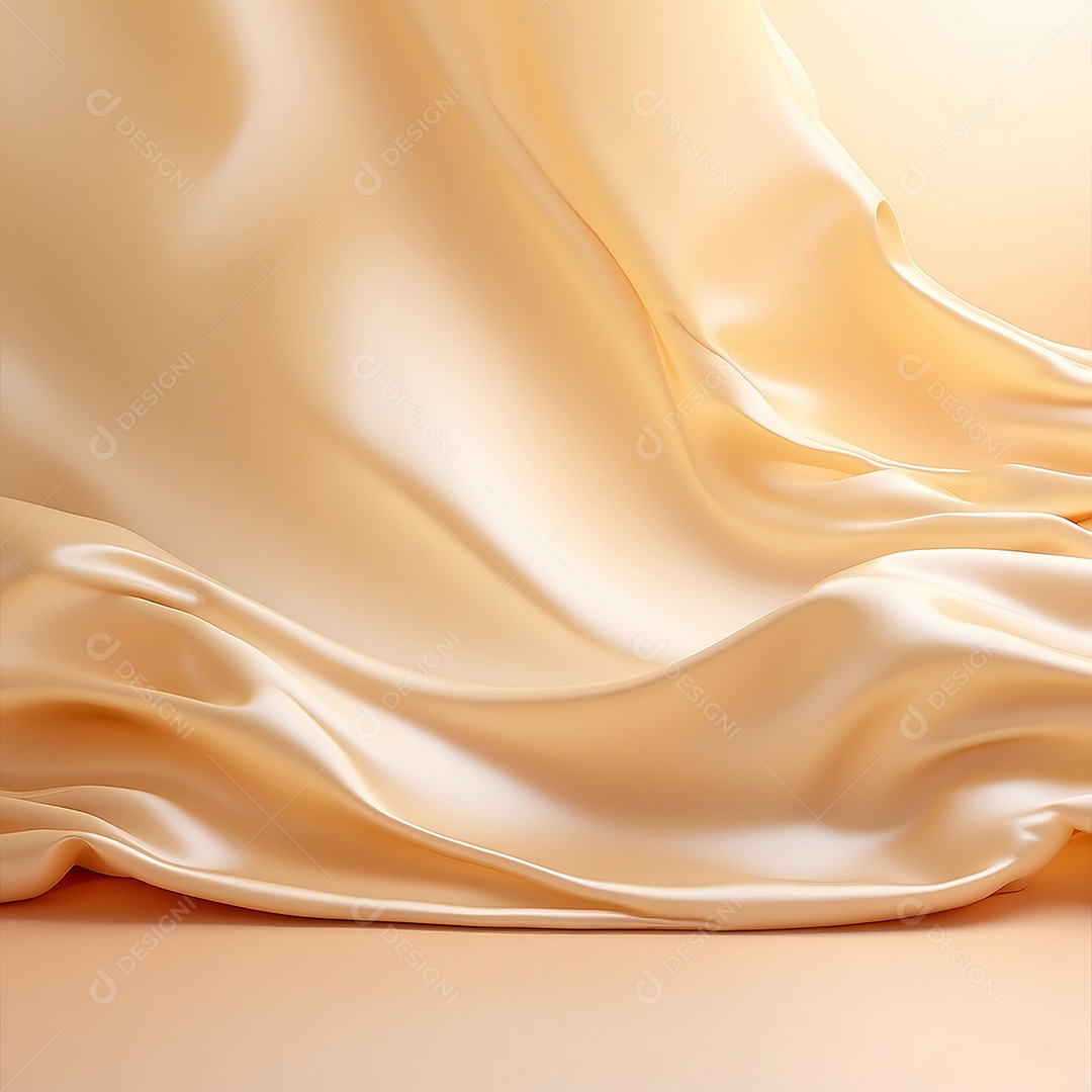 Fundo gradiente pastel dourado com luz suave e desfocada padrão