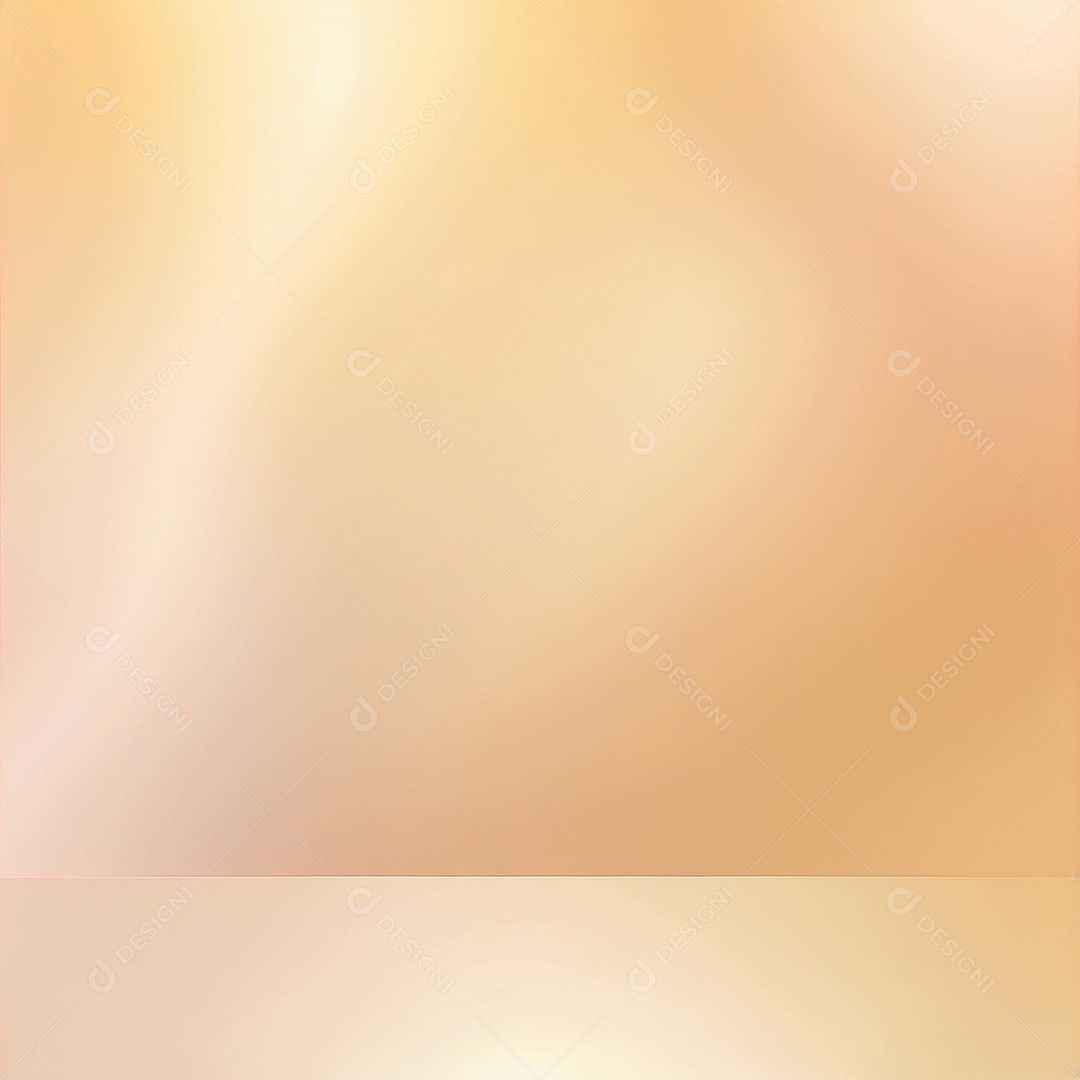 Fundo gradiente pastel dourado com luz suave e desfocada padrão