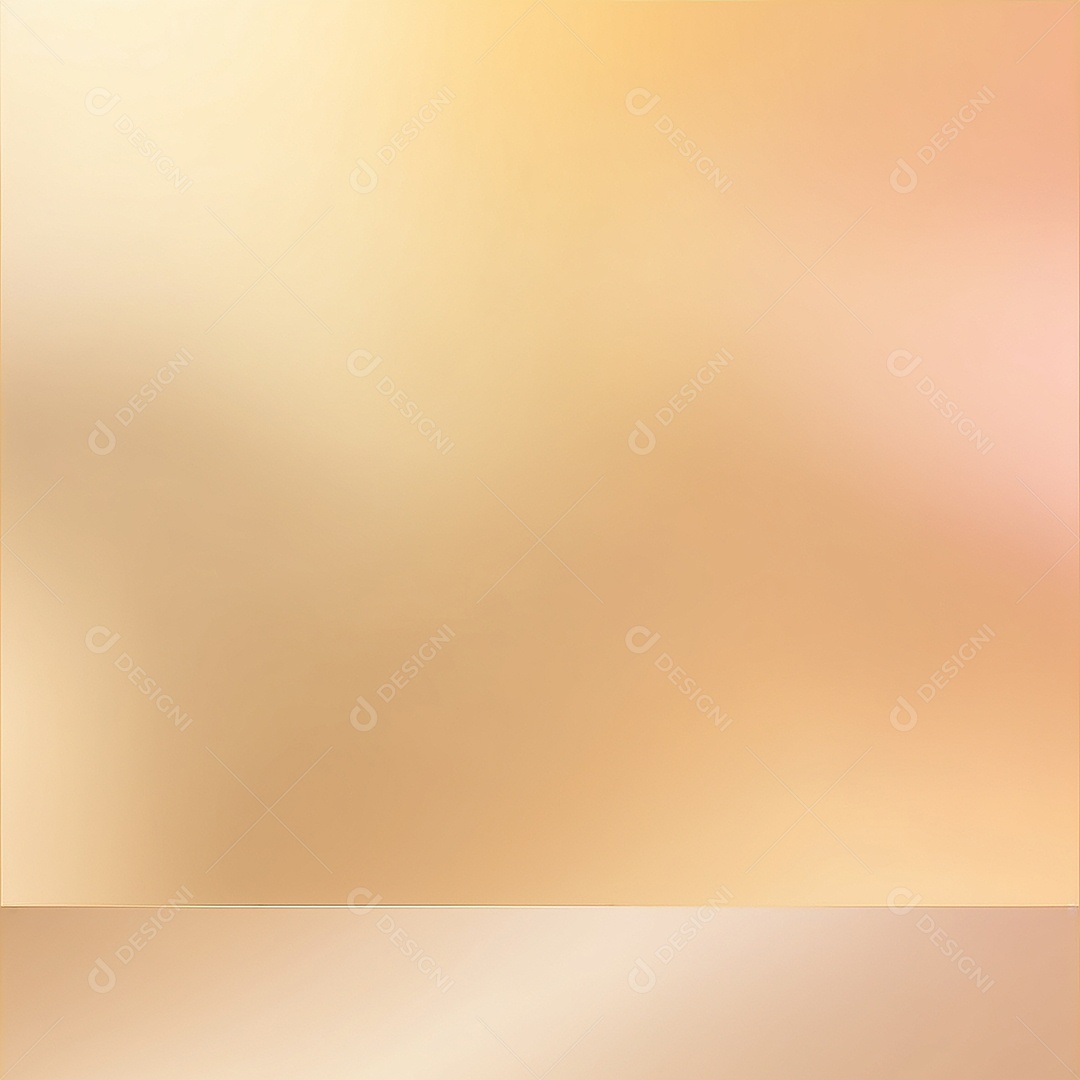 Fundo gradiente pastel dourado com luz suave e desfocada padrão