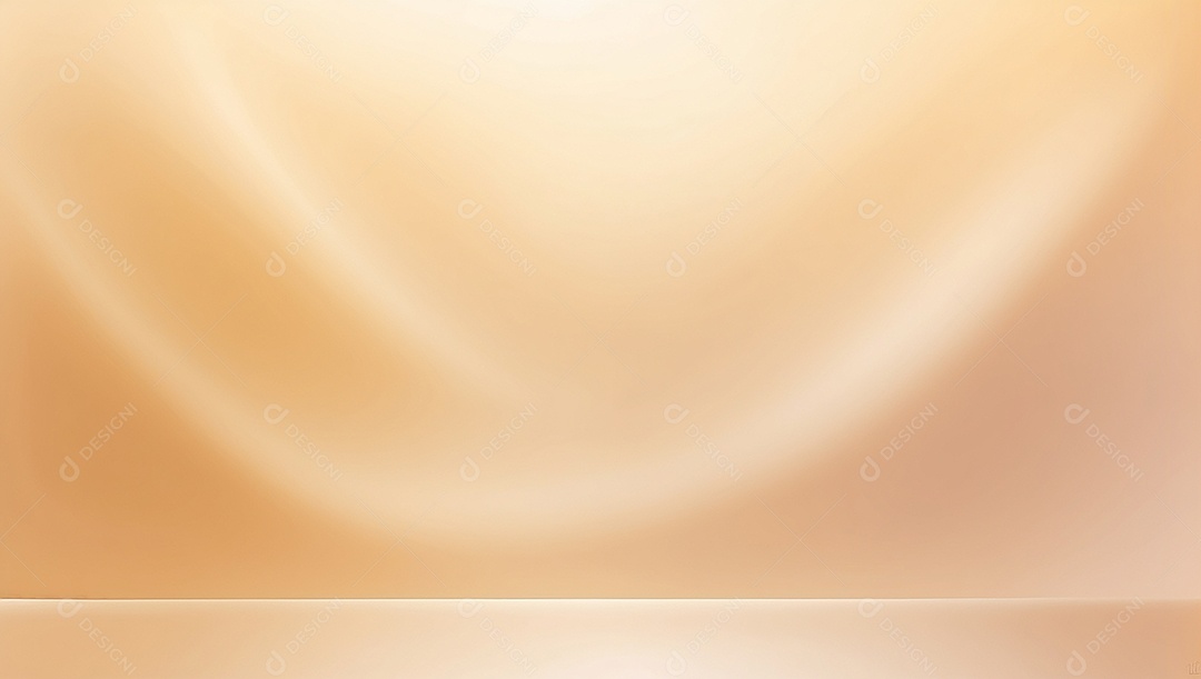 Fundo gradiente pastel dourado com luz suave e desfocada padrão
