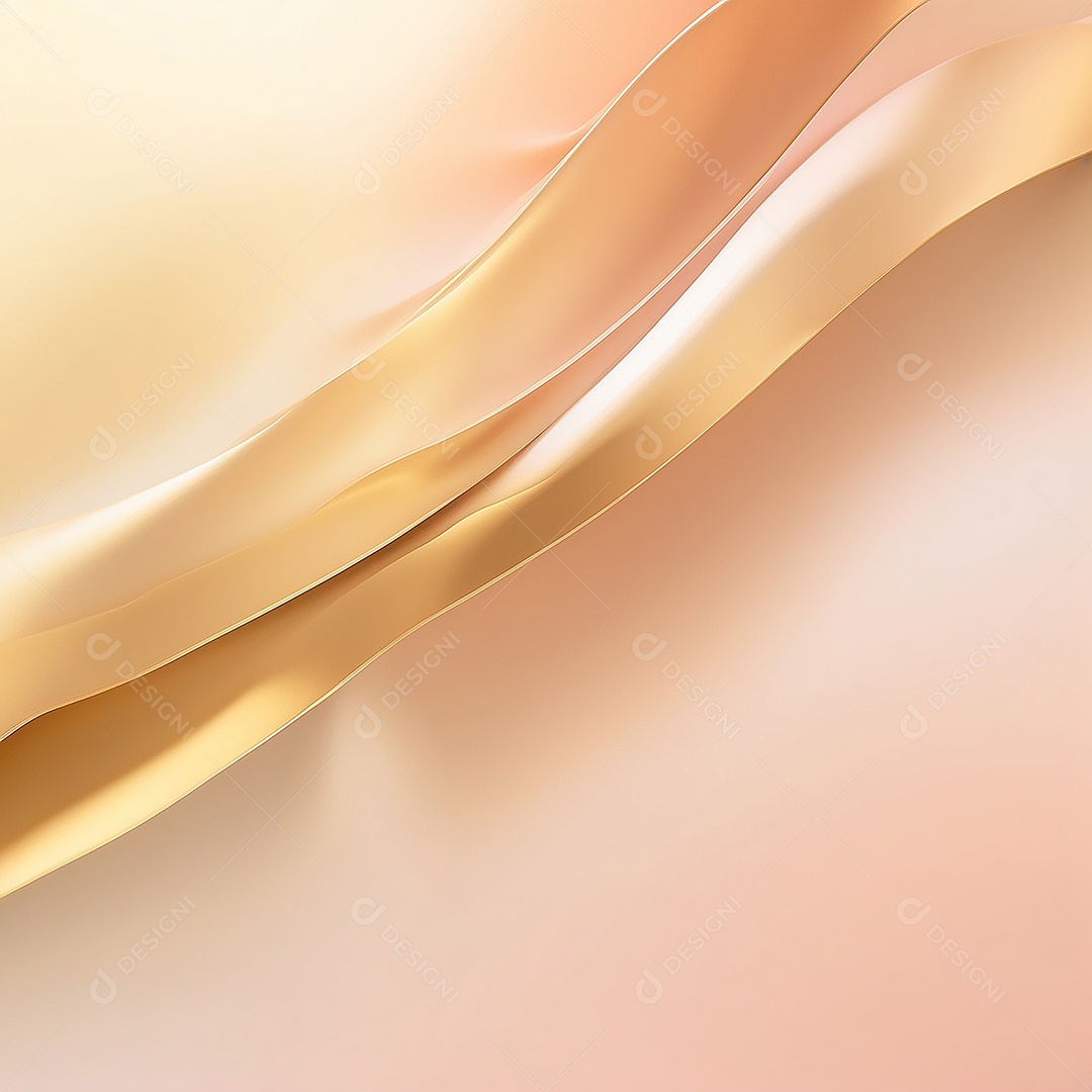 Fundo gradiente pastel dourado com luz suave e desfocada padrão