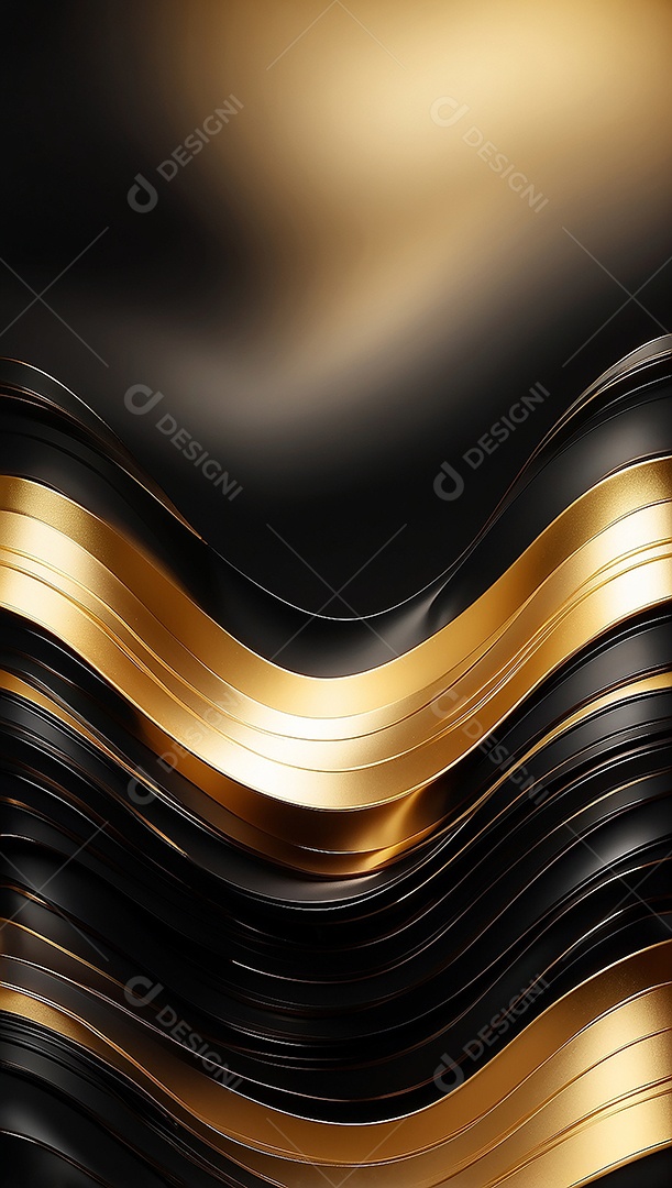 Fundo de gradiente pastel de ouro preto brilhante luz suave borrada padrão