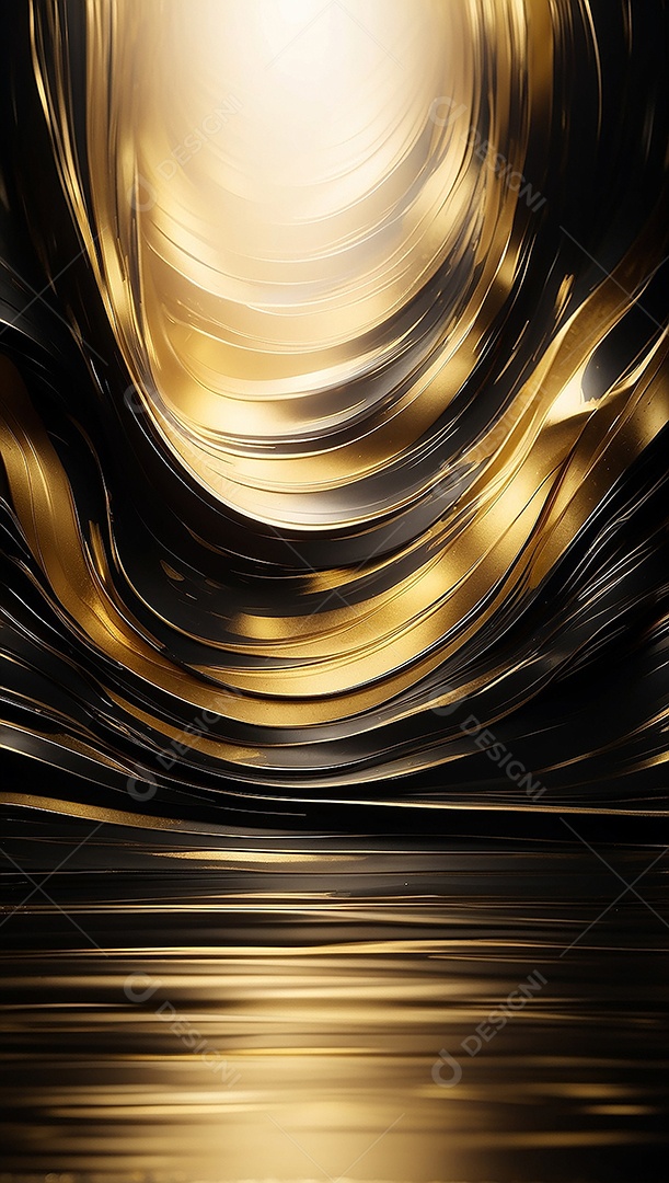 Fundo de gradiente pastel de ouro preto brilhante luz suave borrada padrão