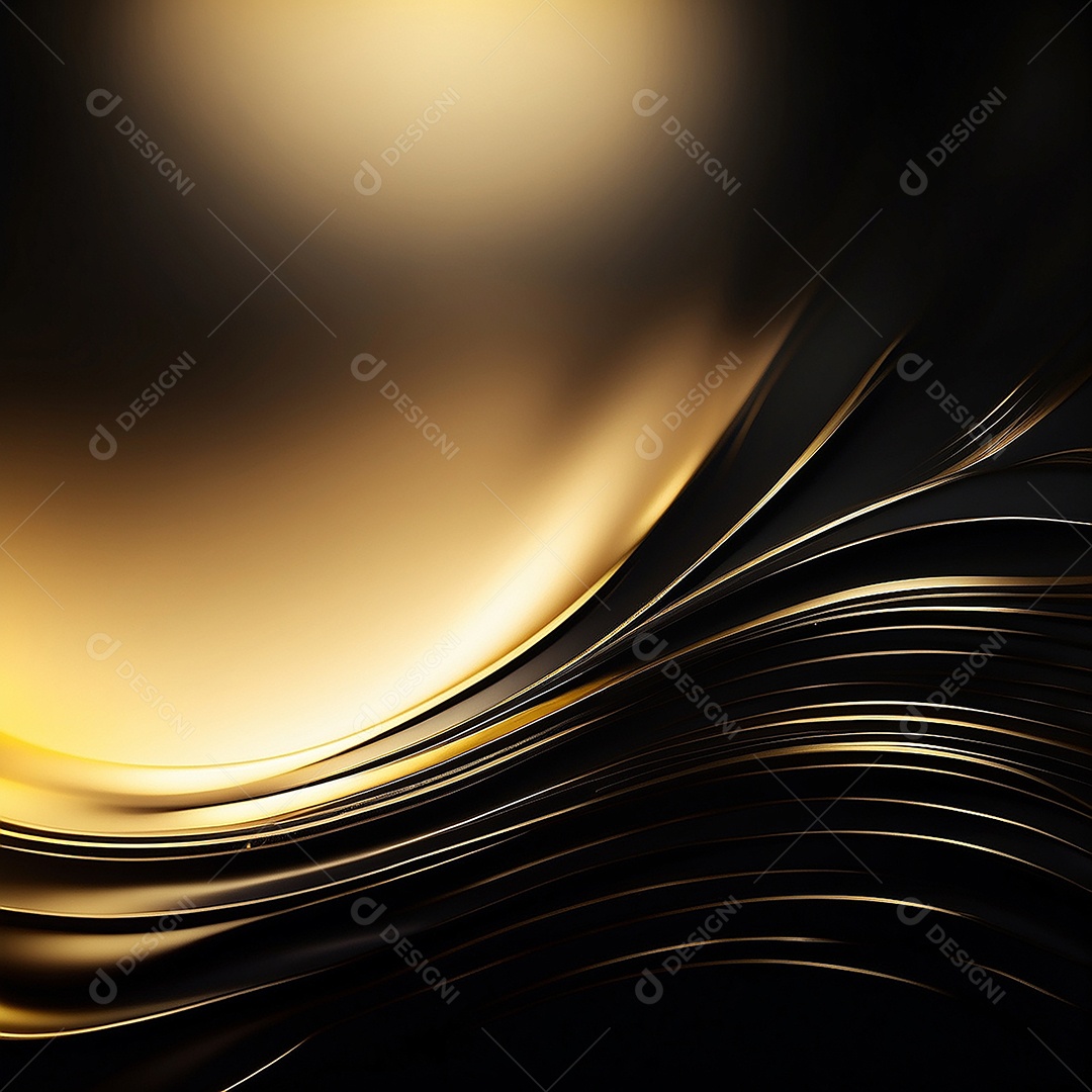 Fundo de gradiente pastel de ouro preto brilhante luz suave borrada padrão