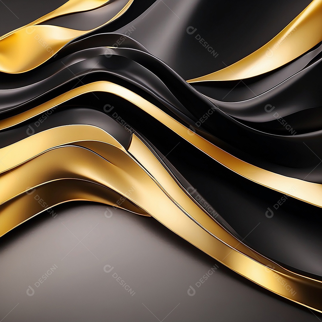 Fundo de gradiente pastel de ouro preto brilhante luz suave borrada padrão