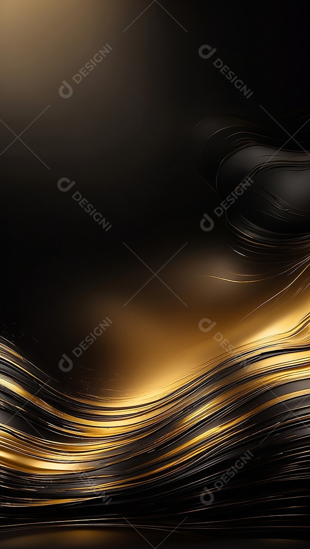 Fundo de gradiente pastel de ouro preto brilhante luz suave borrada padrão