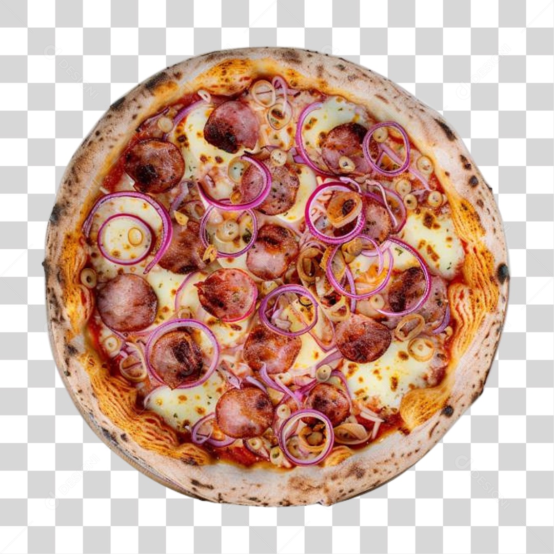Pizza Vários Sabores PNG Transparente