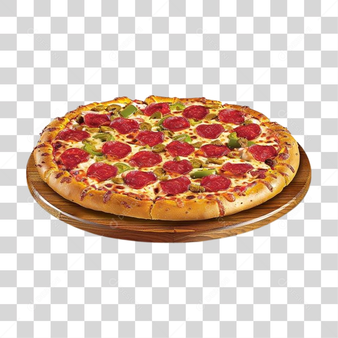 Pizza Vários Sabores PNG Transparente