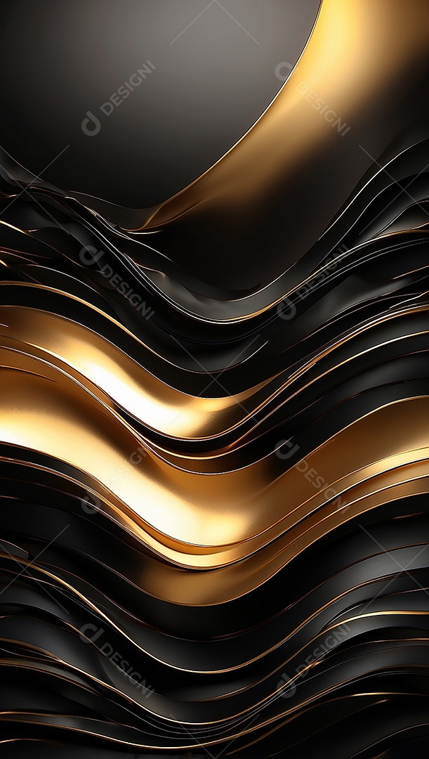 Fundo de gradiente pastel de ouro preto brilhante luz suave borrada padrão
