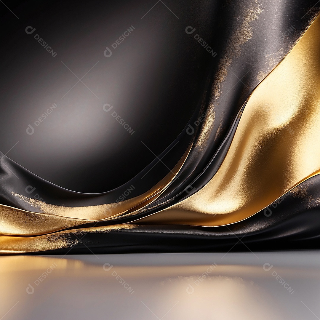 Fundo gradiente preto brilhante de luz suave borrada padrão