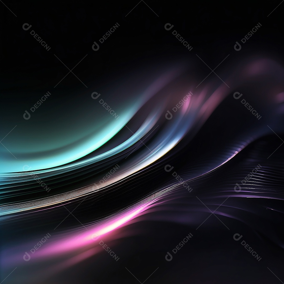 Fundo gradiente preto brilhante de luz suave borrada padrão