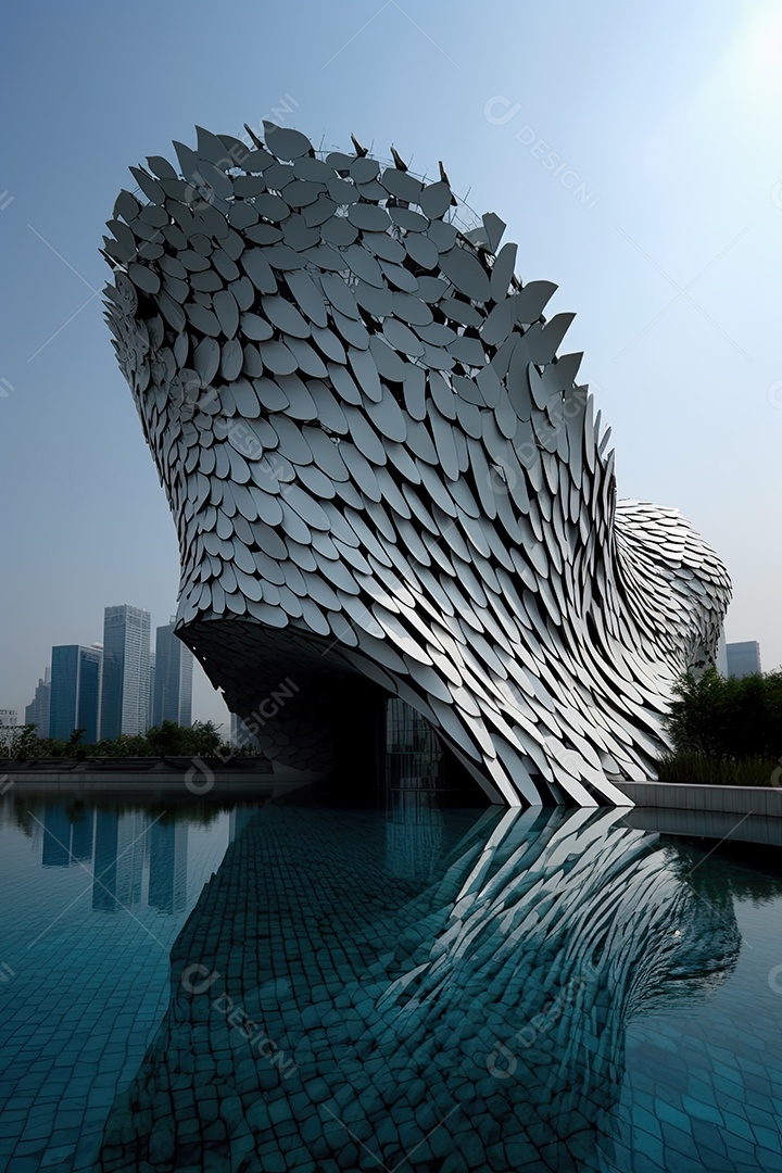 Moderna arquitetura de um prédio