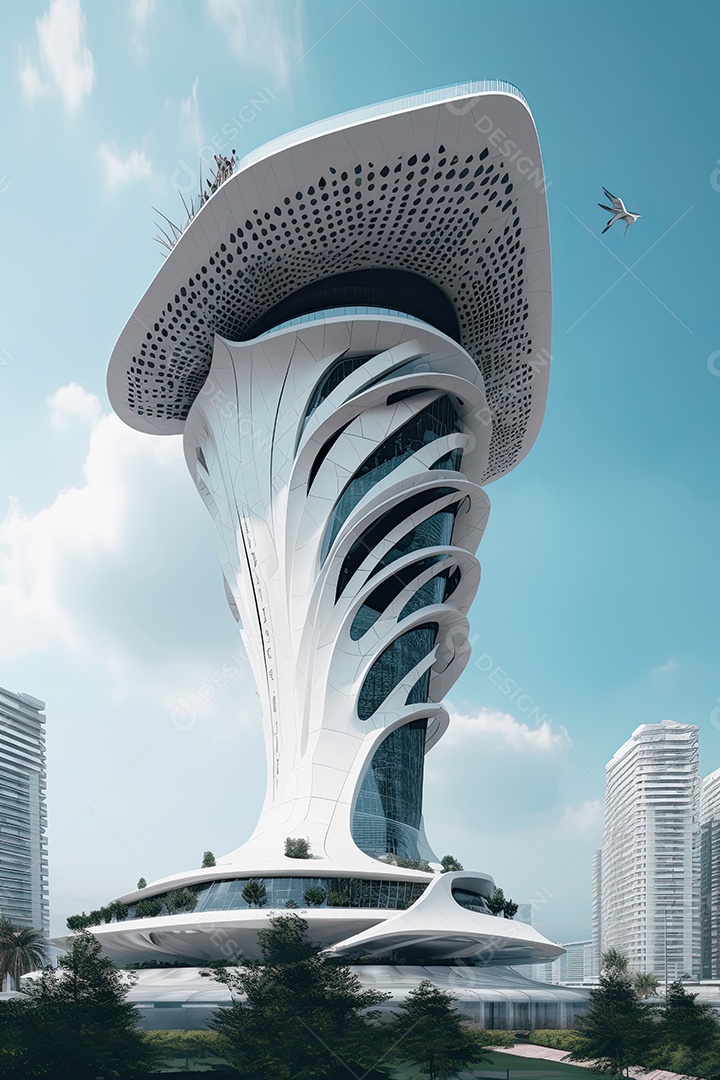 Moderna arquitetura de um prédio