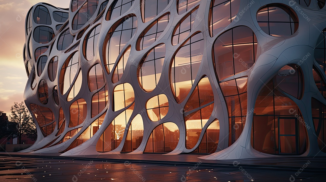 Moderna arquitetura de um prédio