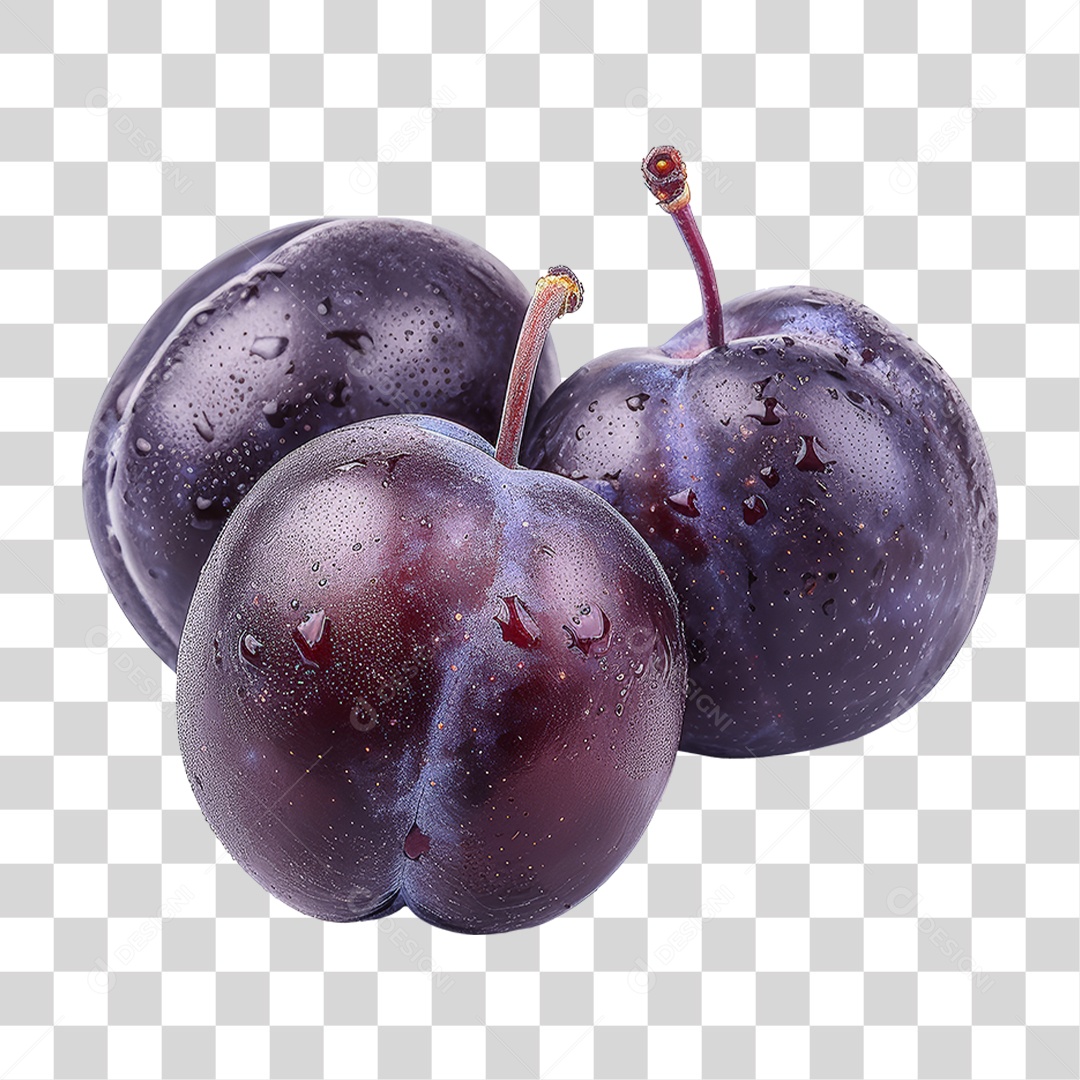 Fruta Ameixa PNG Transparente