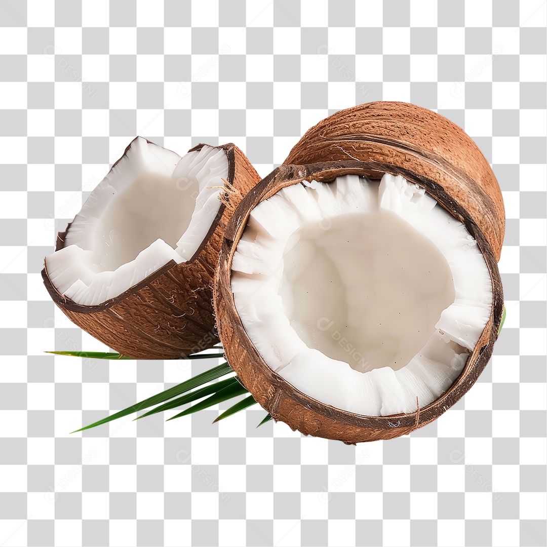 Fruta Coco PNG Transparente