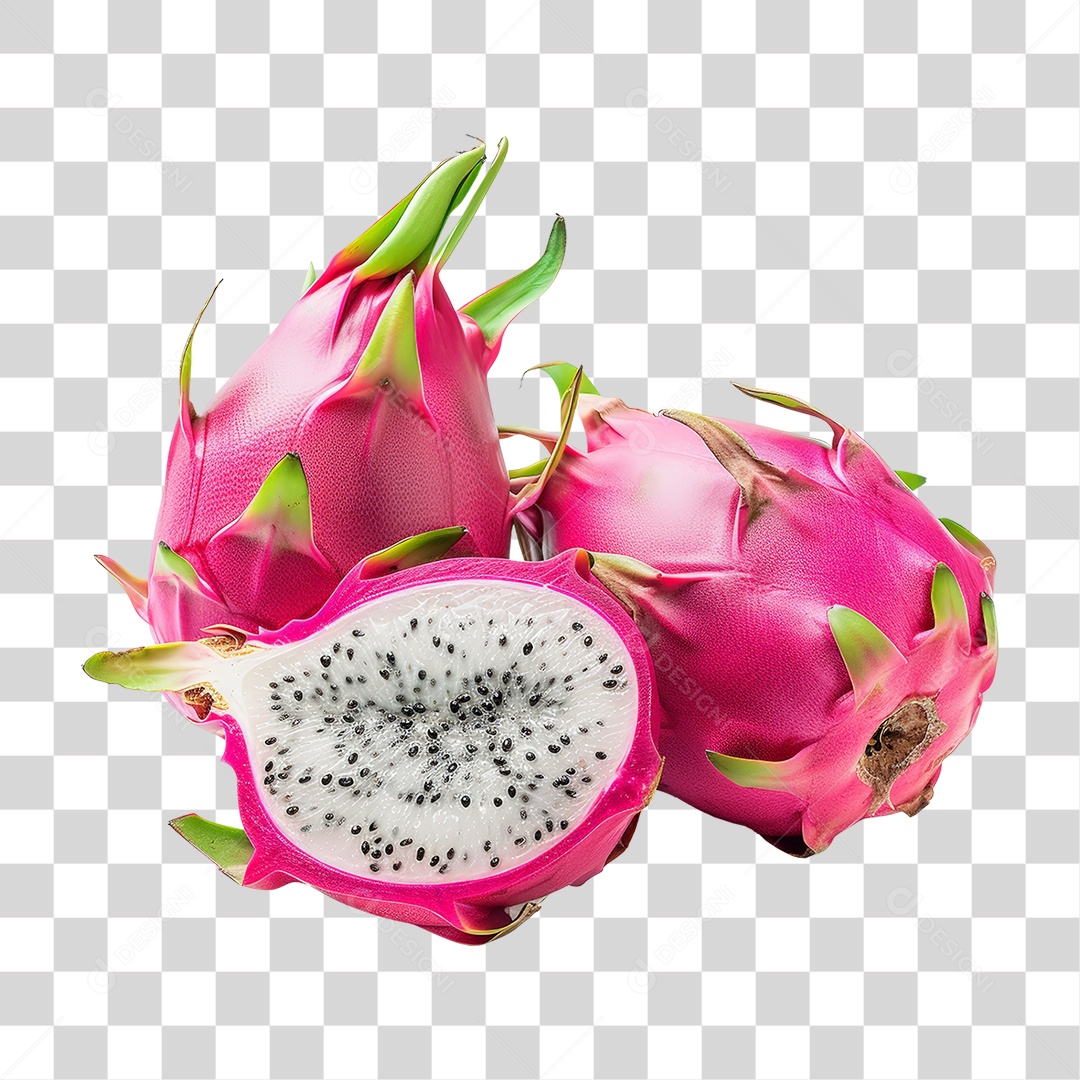 Fruta Pitaia PNG Transparente