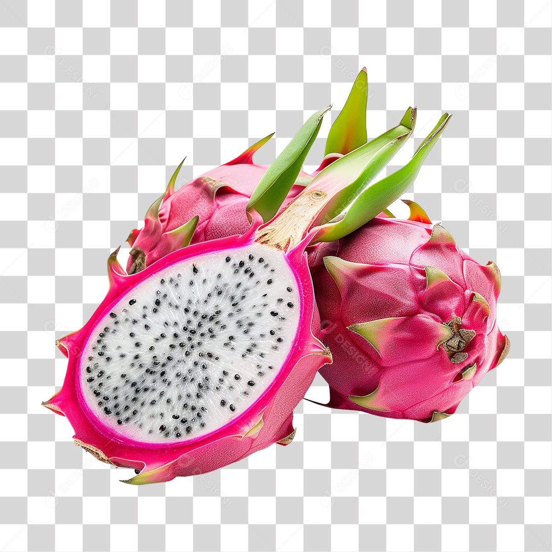 Fruta Pitaia PNG Transparente