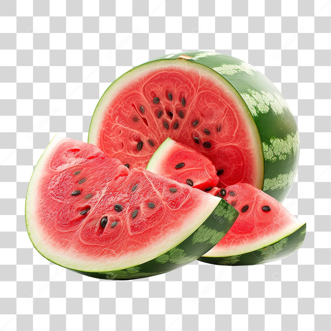 Fruta Melancia PNG Transparente