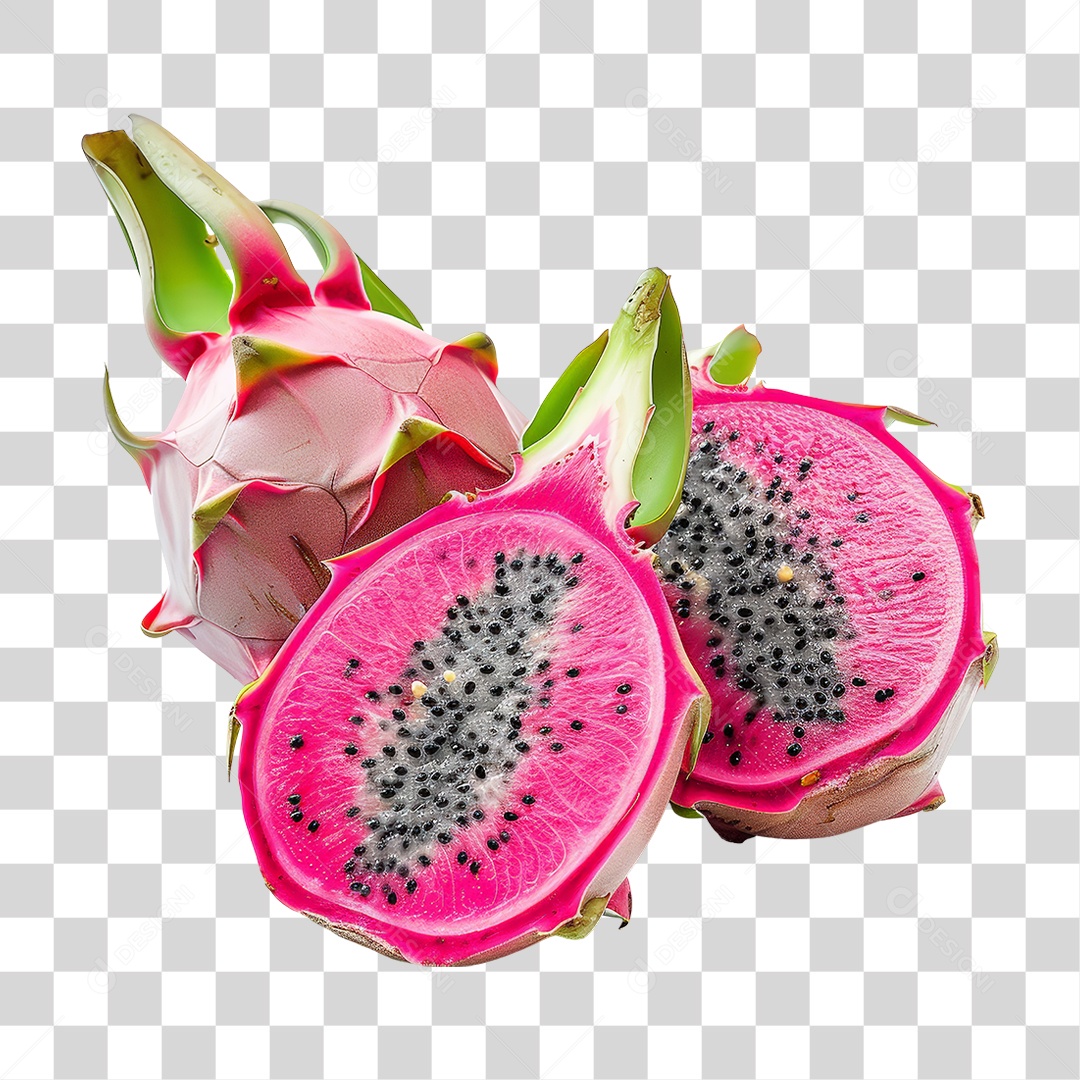 Fruta Pitaia PNG Transparente