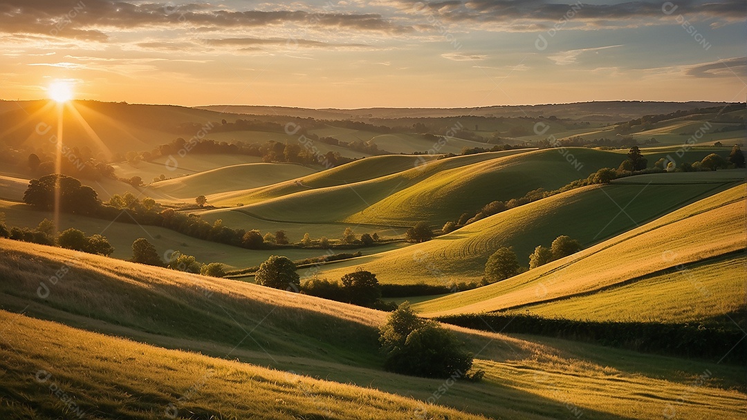 Padrão, uma foto de um campo tranquilo com colinas-1d65-4a28-827a-dee9c1082636