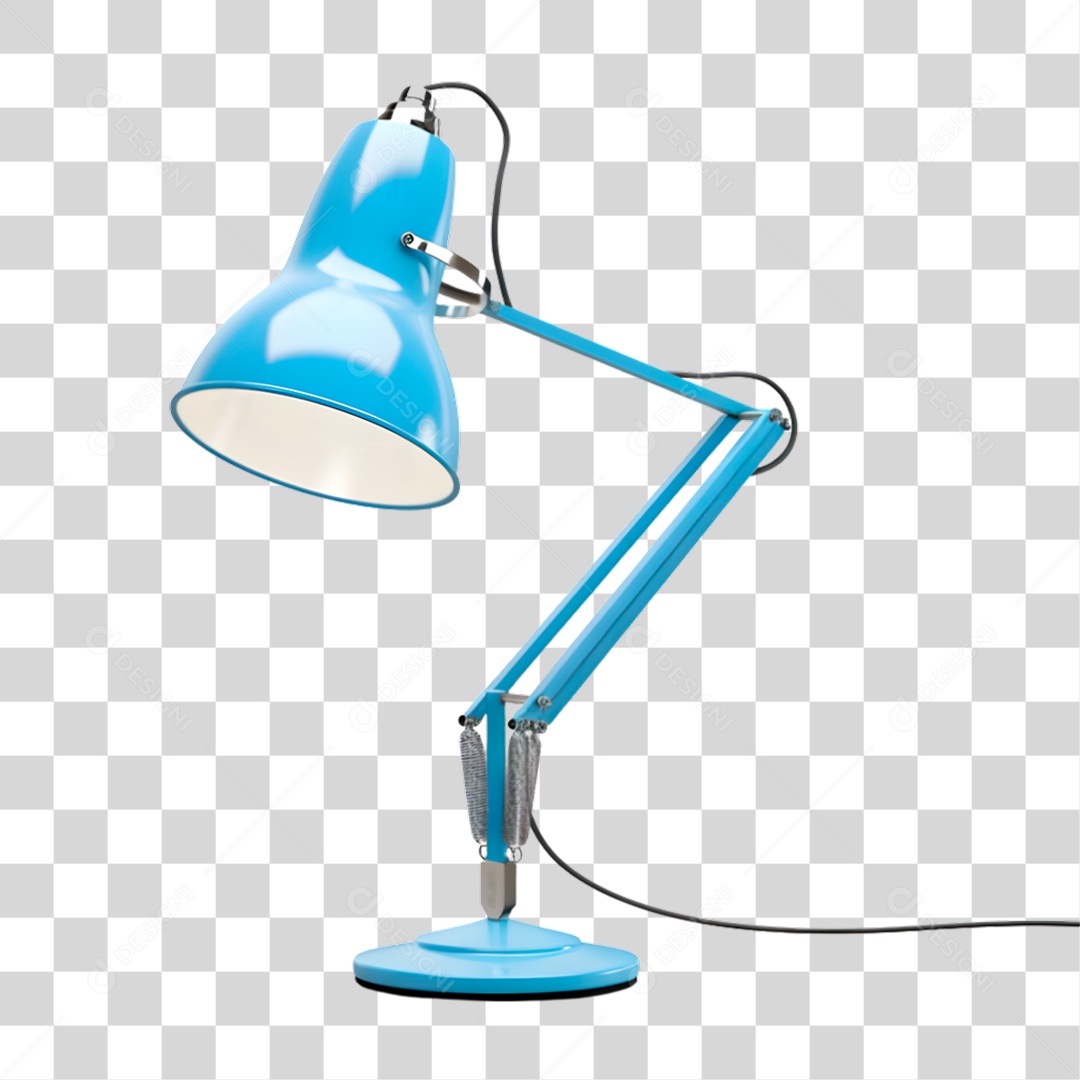 Abajur Azul PNG Transparente