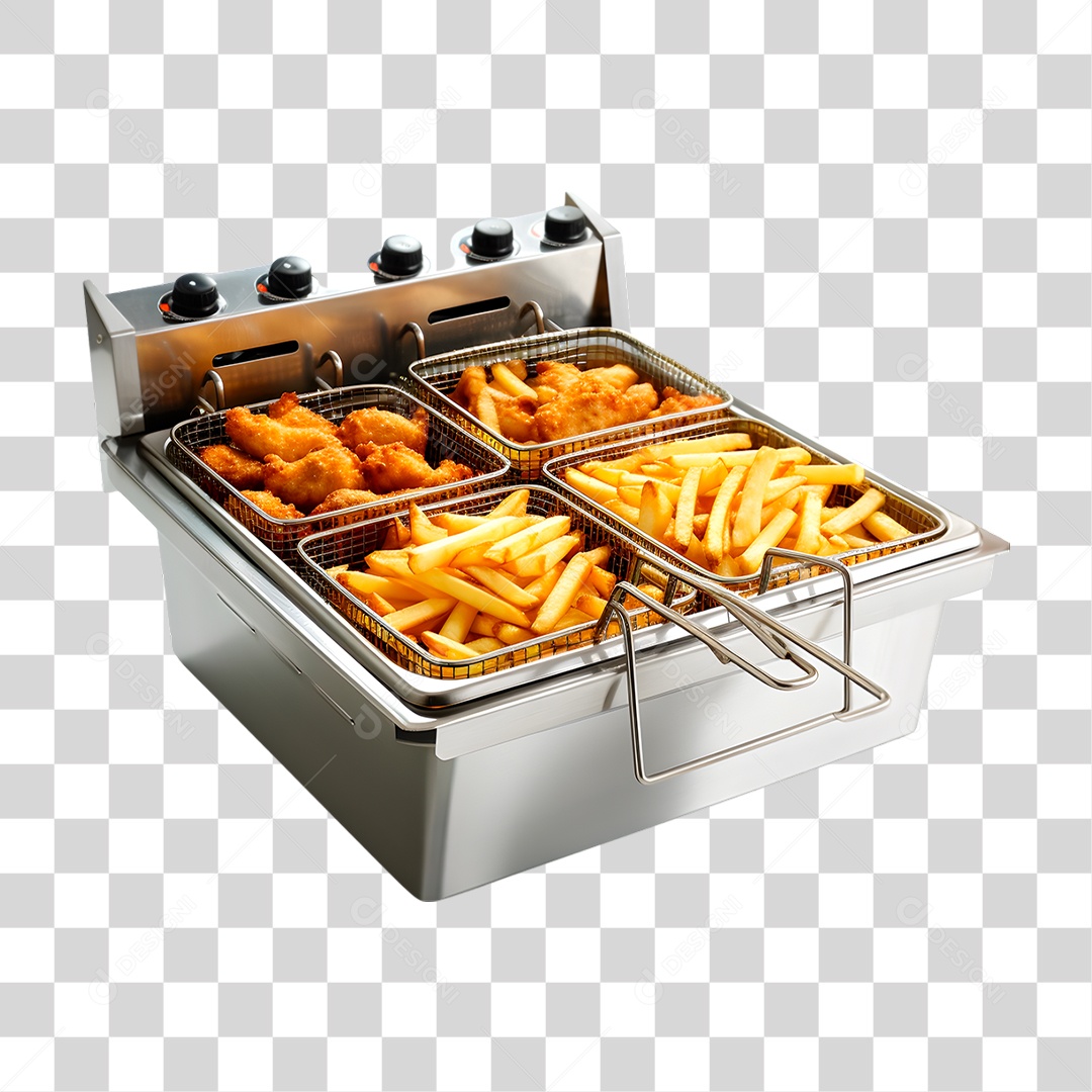 Fritadeira Elétrica PNG Transparente