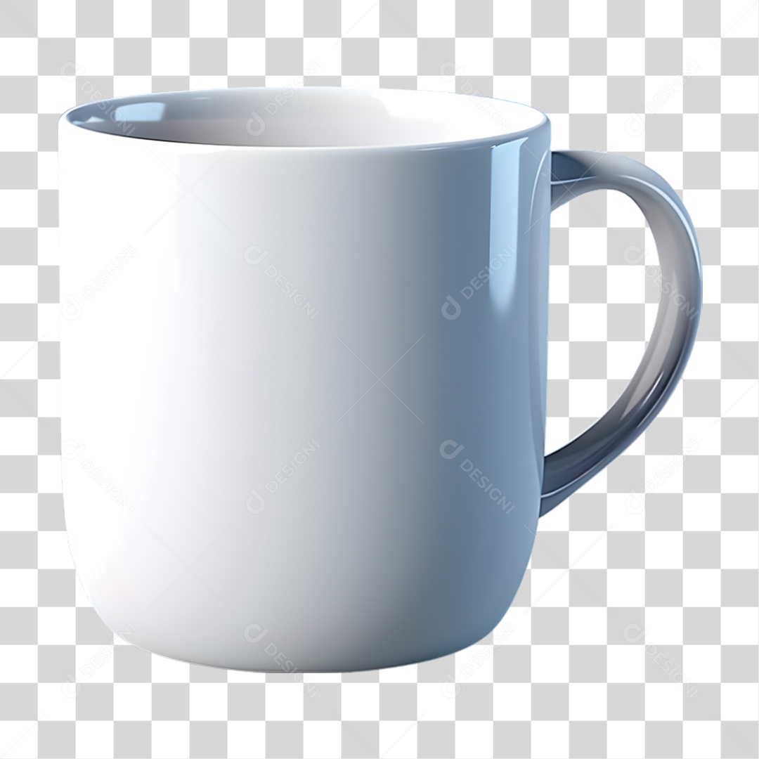 Caneca Branca PNG Transparente